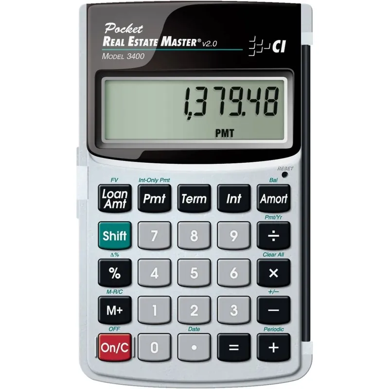 Calculated Industries Pocket Real Estate Master [3400] Residential Real Estate Finance Calculator