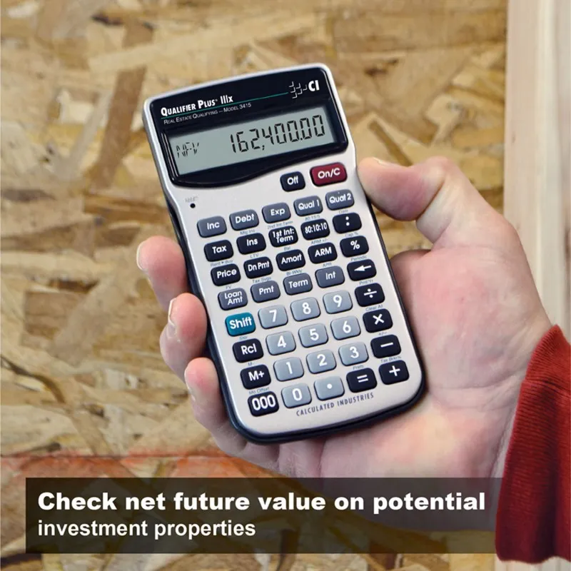 Calculated Industries Qualifier Plus IIIx [3415] Advanced Residential Real Estate Finance Calculator