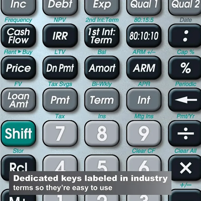 Calculated Industries Qualifier Plus IIIfx [3430] Advanced Real Estate Mortgage Finance Calculator