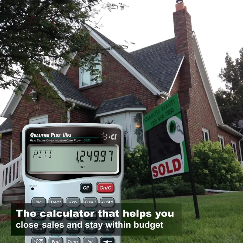 Calculated Industries Qualifier Plus IIIfx [3430] Advanced Real Estate Mortgage Finance Calculator