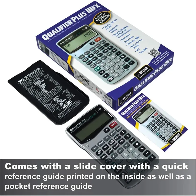 Calculated Industries Qualifier Plus IIIfx [3430] Advanced Real Estate Mortgage Finance Calculator