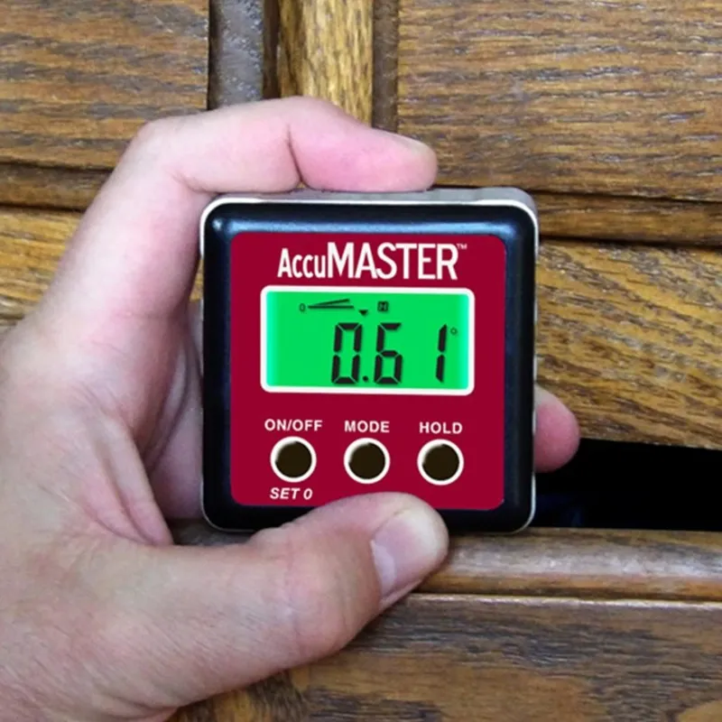 Calculated Industries AccuMASTER [7434] 2-in-1 Digital Angle Gauge