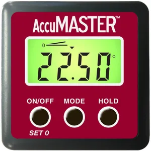 Calculated Industries AccuMASTER [7434] 2-in-1 Digital Angle Gauge
