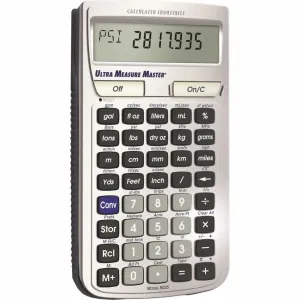 Calculated Industries Ultra Measure Master [8025] Professional Grade U. S. Standard To Metric Conversion Calculator