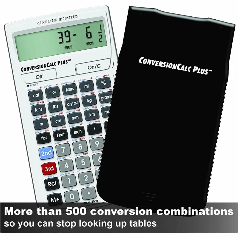 Calculated Industries ConversionCalc Plus [8030] Ultimate Professional Conversion Calculator