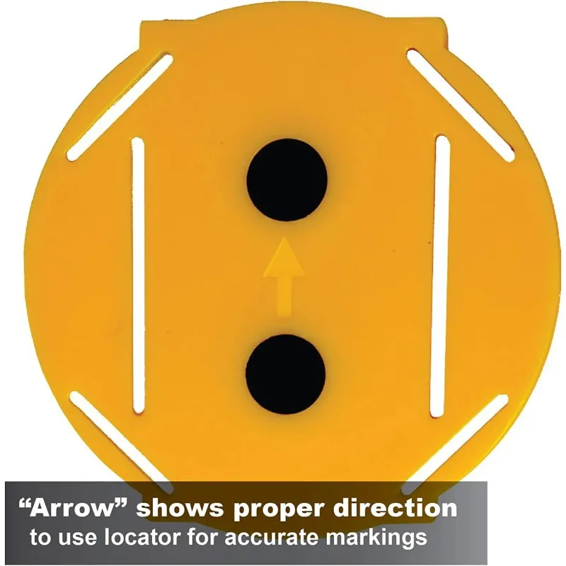 Calculated Industries Multi Mark [8115] Magnetic Drywall Cutout Tool for Rectangular, Round and Octagonal Boxes