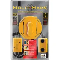 Calculated Industries Multi Mark [8115] Magnetic Drywall Cutout Tool for Rectangular, Round and Octagonal Boxes