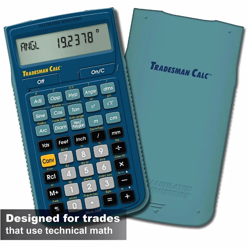 Calculated Industries Tradesman Calc [4400] Trades Math and Conversion Calculator