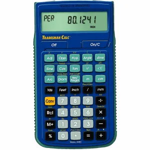 Calculated Industries Tradesman Calc [4400] Trades Math and Conversion Calculator