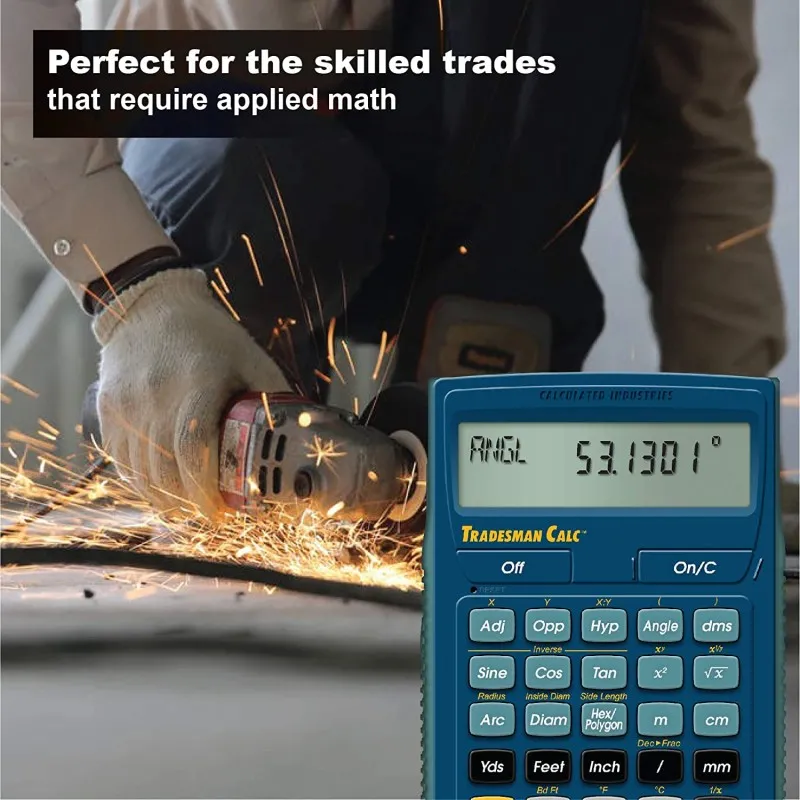 Calculated Industries Tradesman Calc [4400] Trades Math and Conversion Calculator