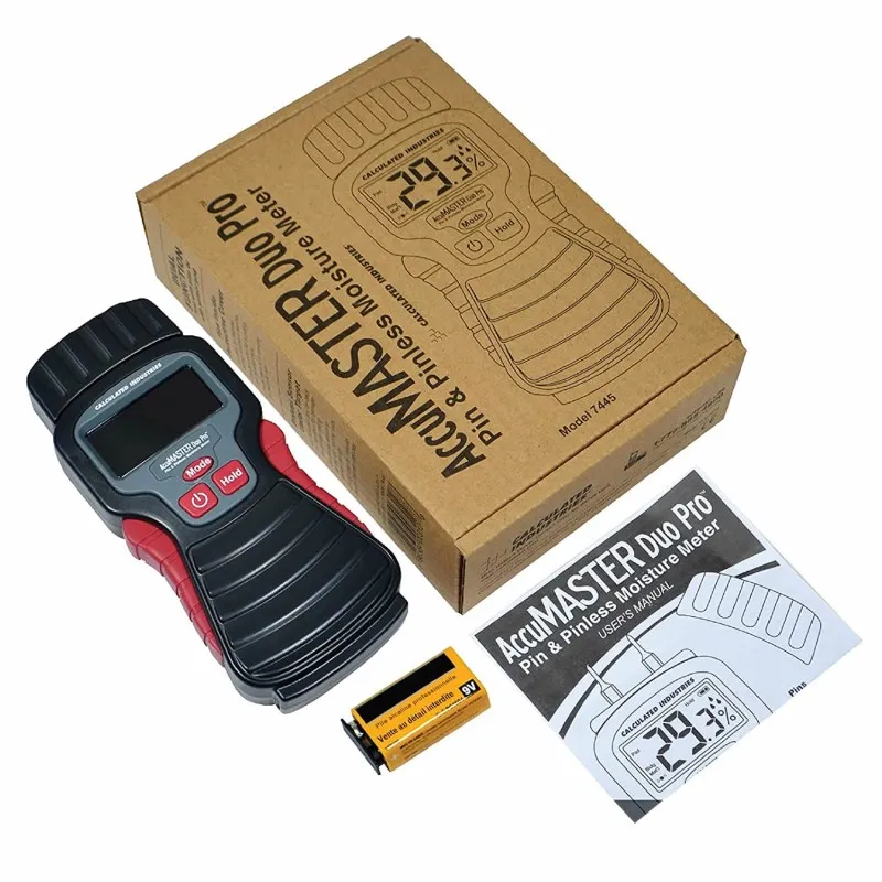 Calculated Industries AccuMASTER Duo Pro [7445] Pin and Pinless Moisture Meter