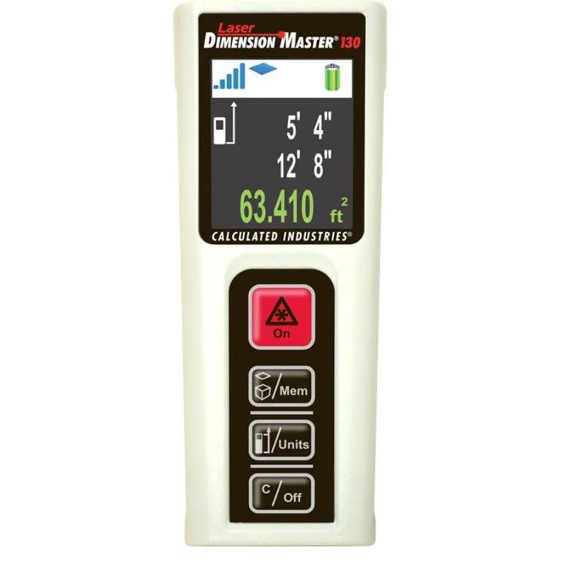 Calculated Industries Laser Dimension Master 130 [3356] Laser Distance Measure - 40 m