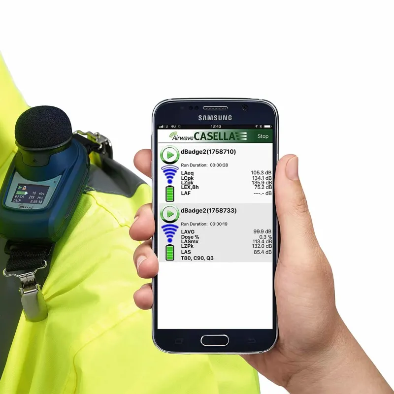 Casella dBadge2Pro [dBadge2Pro] Non-Intrinsically Safe Noise Dosimeter