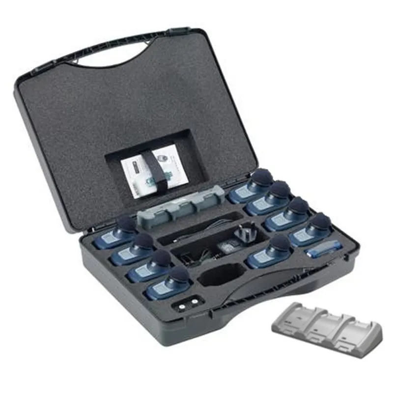 Casella dBadge2 [dBadge2/K9] Noise Dosimeter Standard Kit w/ Nine (9) dBadge2 Dosimeter