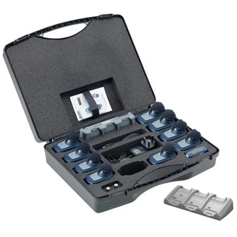 Casella dBadge2ISPro [dBadge2ISPro/K9] Intrinsically Safe Noise Dosimeter Pro Kit w/ Nine (9) dBadge2ISPro Dosimeter
