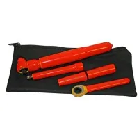 Cementex ITS5BK [ITS-5BK] 5-Piece Insulated Battery Tool Kit with Zippered Pouch