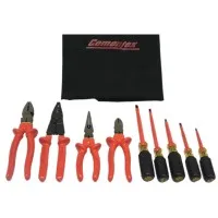 Cementex TR9ELK [TR-9ELK] 9-Piece Basic Electrician's Tool Kit with Roll Case