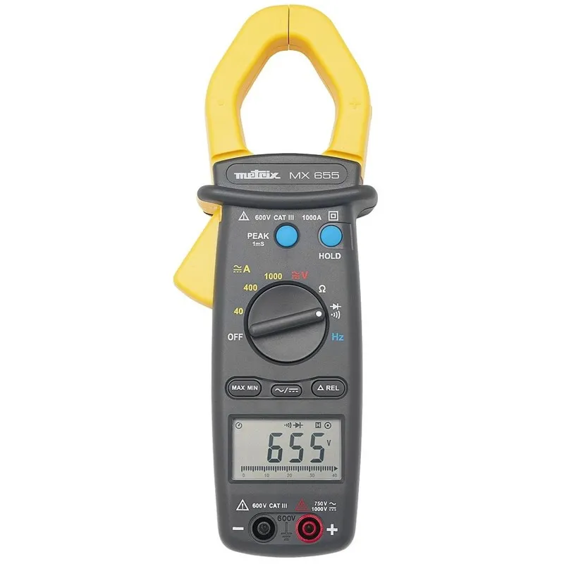 Chauvin Arnoux MX 655 [MX0655-Z] 1000A AC/DC Metrix RMS Clamp Meter 
