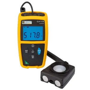 Chauvin Arnoux CA 1110 [P01654110] Datalogging Light Meter, 200,000 lx (lux)
