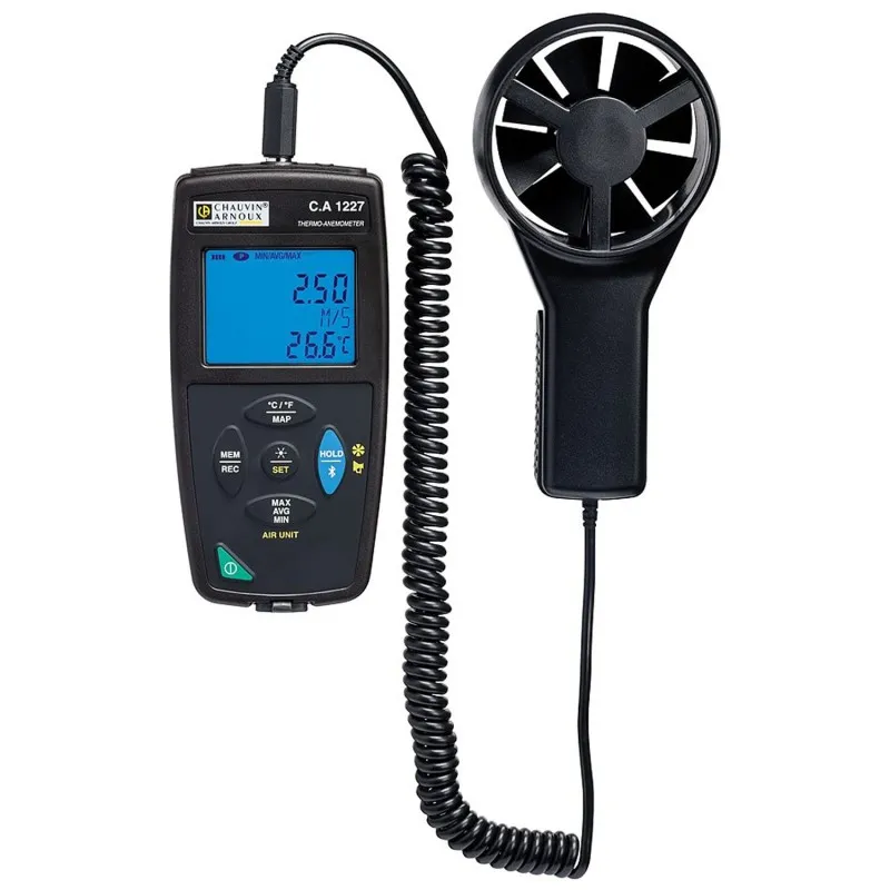 Chauvin Arnoux CA 1227 [P01654227] Thermo Anemometer w/ Datalogging