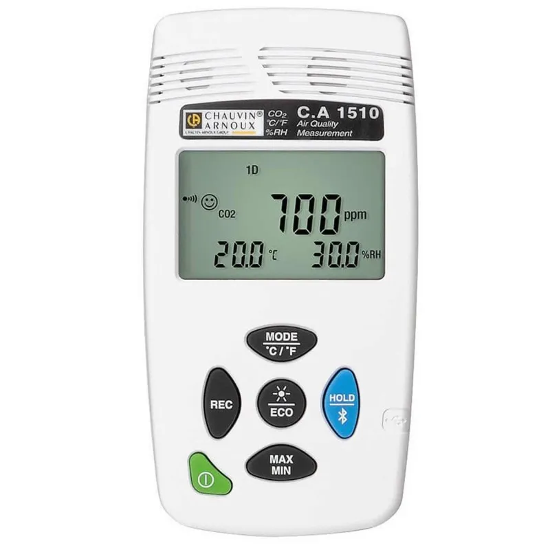 Chauvin Arnoux CA 1510 [P01651011] Data Logging Air Quality Monitor, CO2, Humidity, Temperature - White