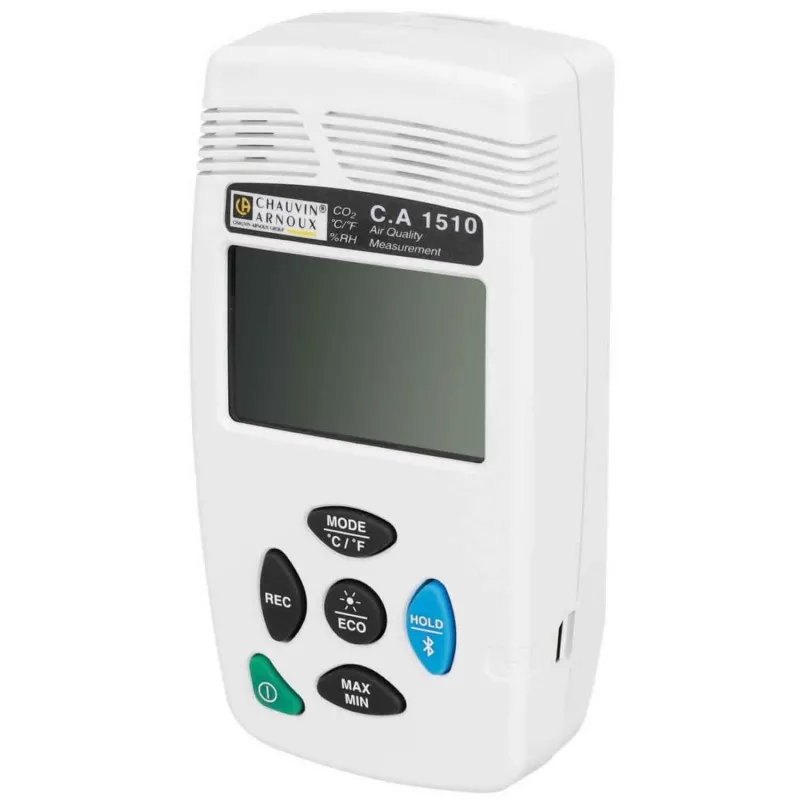 Chauvin Arnoux CA 1510 [P01651011] Data Logging Air Quality Monitor, CO2, Humidity, Temperature - White