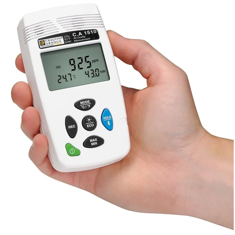 Chauvin Arnoux CA 1510 [P01651011] Data Logging Air Quality Monitor, CO2, Humidity, Temperature - White