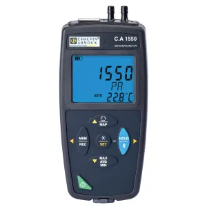 Chauvin Arnoux CA 1550 [P01654555] Differential Manometer,  2,450 Pa
