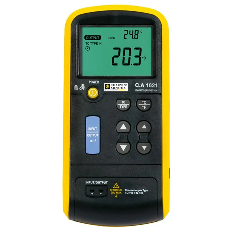 Chauvin Arnoux CA1621 [P01654621] Thermocouple Calibrator, -200˚C to 1370˚C 