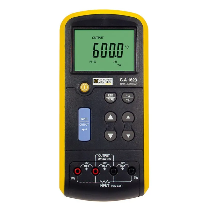 Chauvin Arnoux CA1623 [P01654623] RTD Temperature Calibrator,  -200˚C to 800˚C