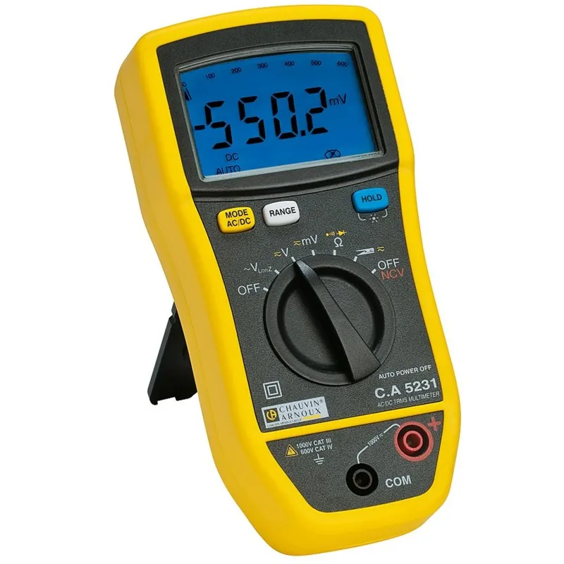 Chauvin Arnoux CA 5231 [P01196731] 600A AC / 600A DC , 1000V AC  True RMS Handheld Digital Multimeter
