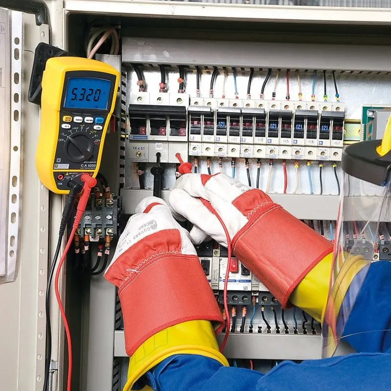 Chauvin Arnoux CA 5233 [P01196733] 10A AC / 10A DC, 600V AC True RMS Digital Multimeter with Type K Adaptor