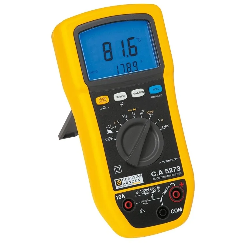 Chauvin Arnoux CA 5273 [P01196773] 10A AC / 20A DC, 1000V AC True RMS Digital Multimeter
