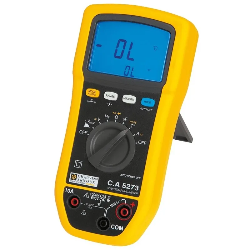 Chauvin Arnoux CA 5273 [P01196773] 10A AC / 20A DC, 1000V AC True RMS Digital Multimeter