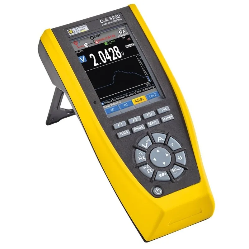 Chauvin Arnoux CA 5292 [P01196802] 20A AC/DC, 1000V AC Handheld Digital Color Graphical Multimeter