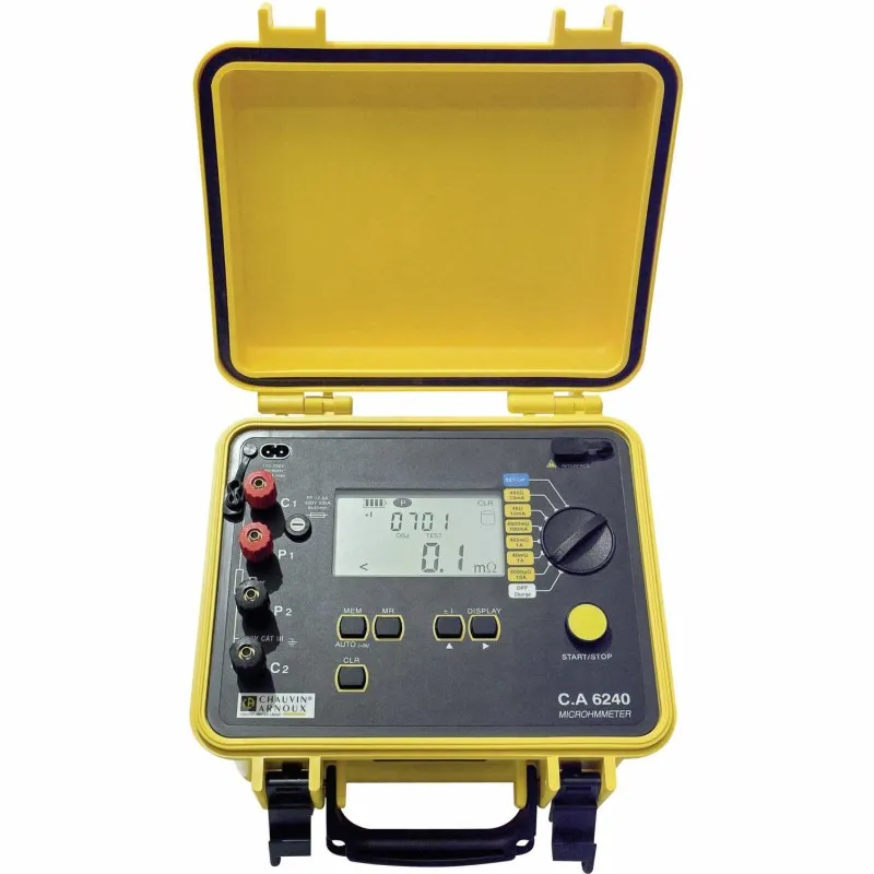 Chauvin Arnoux CA 6240 [P01143200] 10A Micro Ohmmeter