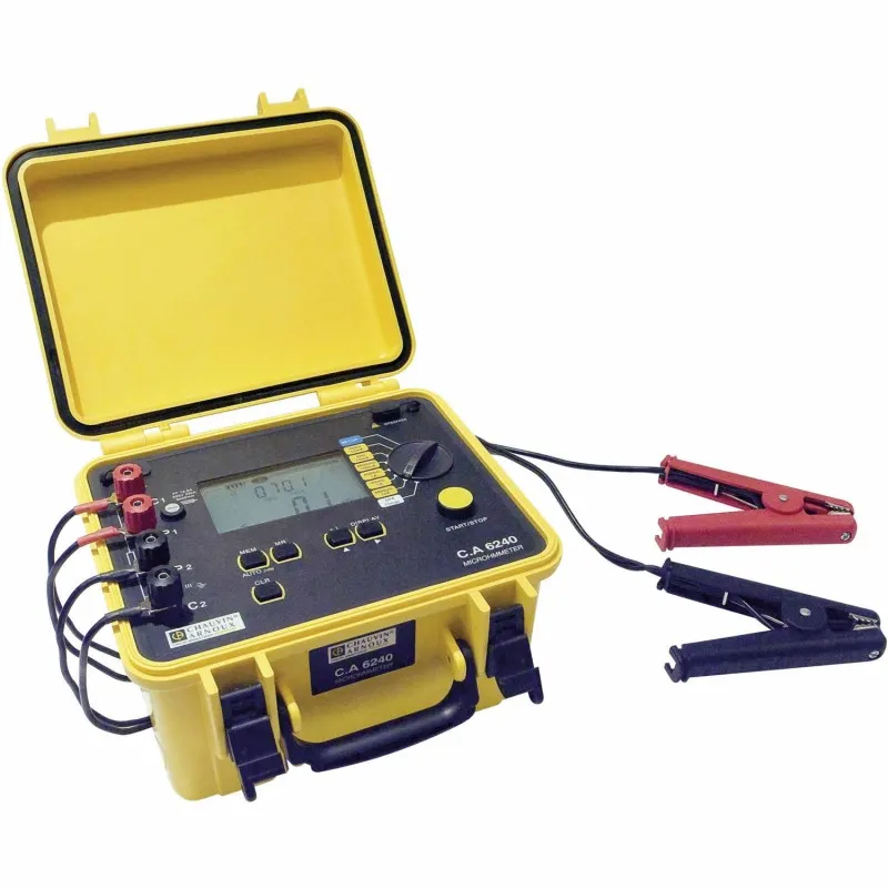 Chauvin Arnoux CA 6240 [P01143200] 10A Micro Ohmmeter