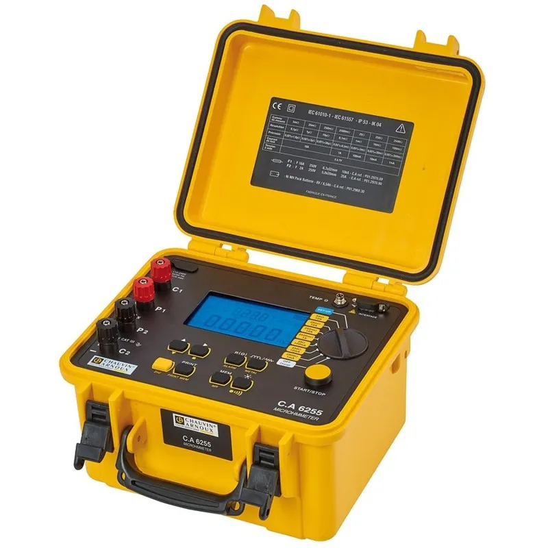 Chauvin Arnoux CA 6255 [P01143221] 10A Micro Ohmmeter
