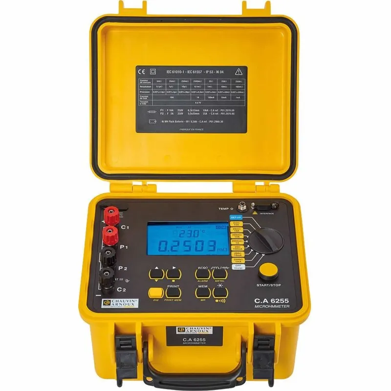 Chauvin Arnoux CA 6255 [P01143221] 10A Micro Ohmmeter