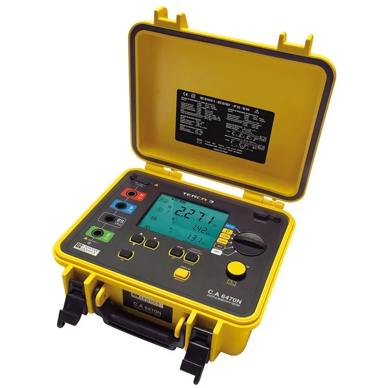 Chauvin Arnoux CA 6470N [P01126506] TERCA 3 Earth and Resistivity Tester