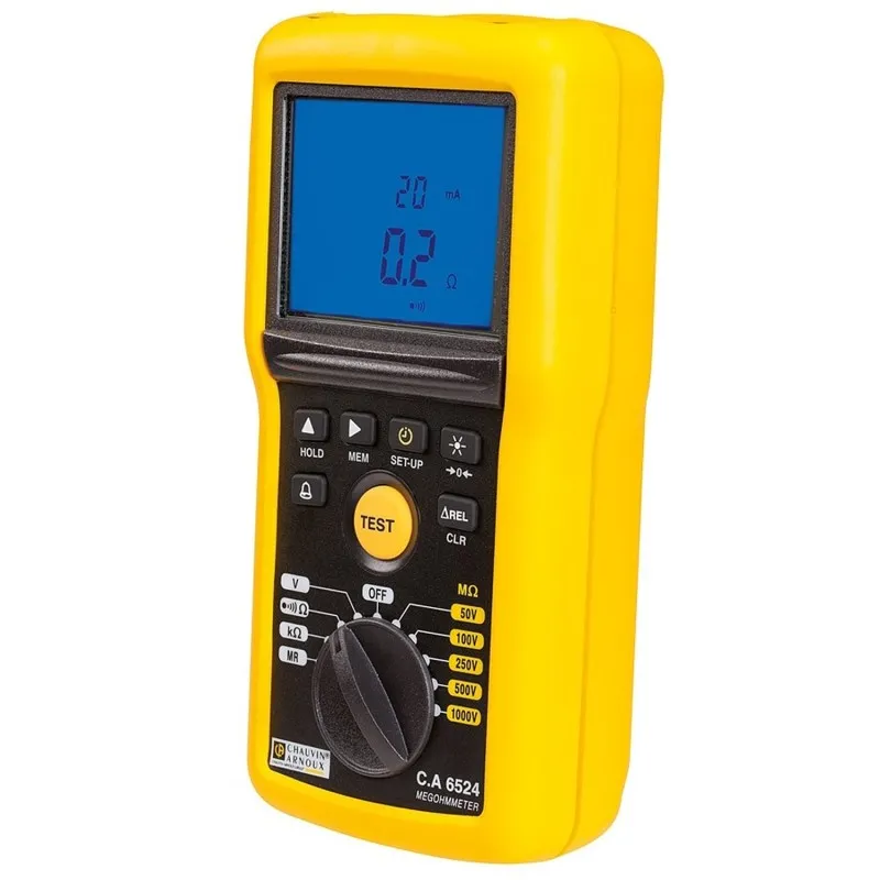Chauvin Arnoux CA 6522 [P01140822]  50V / 500V /1000V Insulation and Continuity Tester