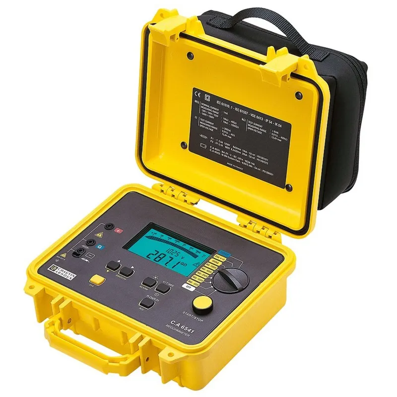Chauvin Arnoux CA 6541 [P01138901] 50V / 100V / 250V / 500V / 1000V Insulation & Continuity Tester