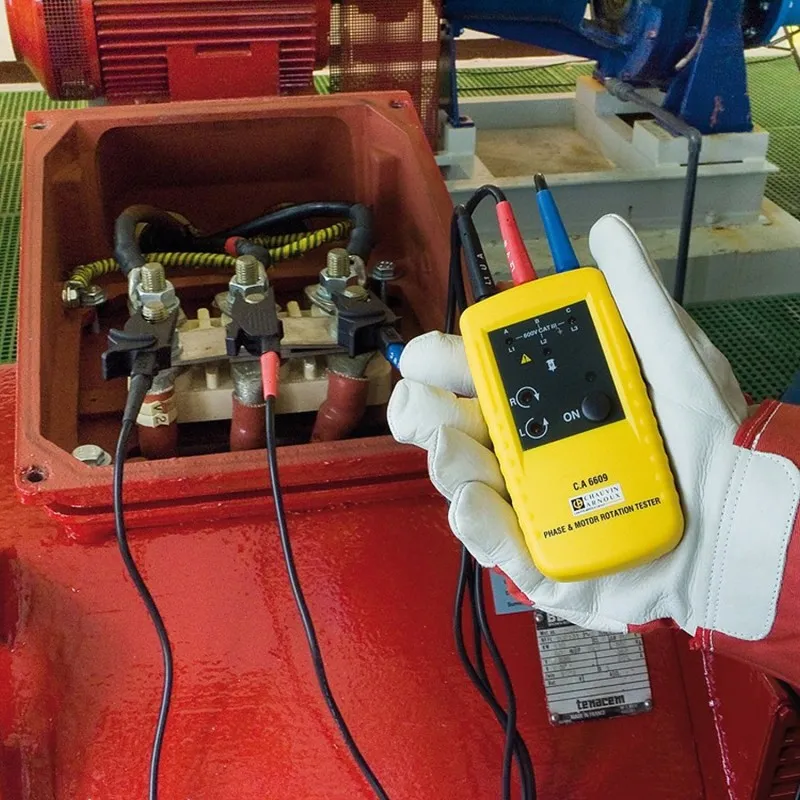 Chauvin Arnoux CA 6609 [P01191305] Phase and Motor Rotating Tester