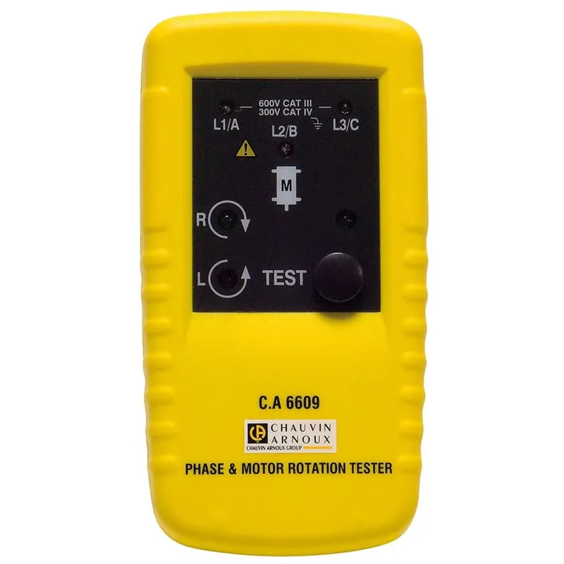 Chauvin Arnoux CA 6609 [P01191305] Phase and Motor Rotating Tester