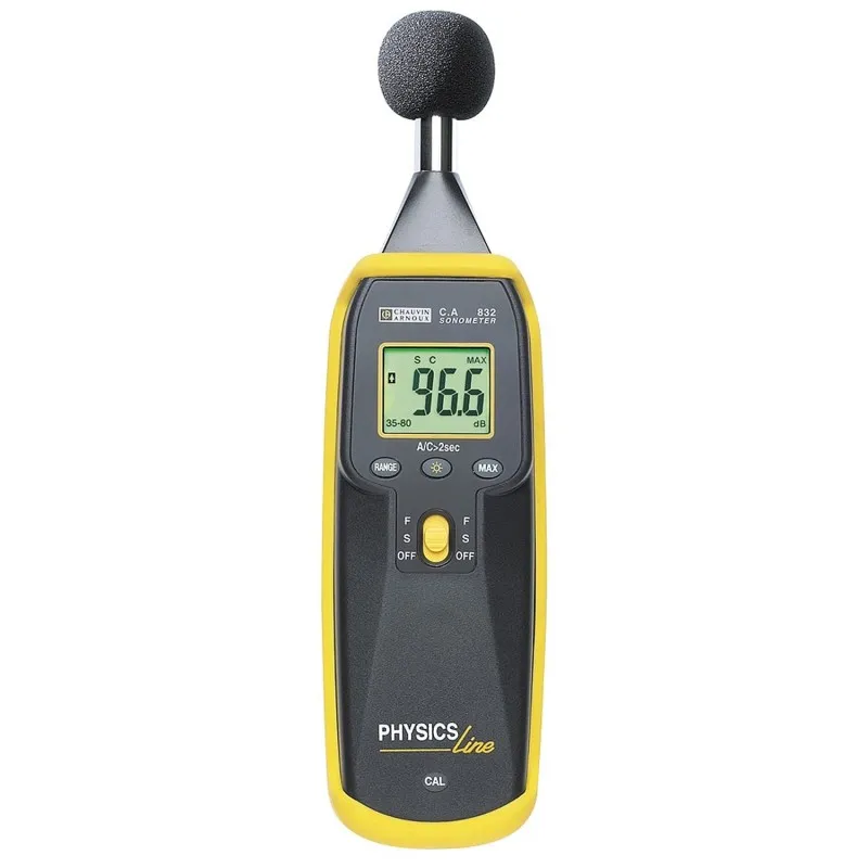 Chauvin Arnoux CA 832 [P01185501Z] Sound Level Meter (Class 2), 30 to 130.0 dB, 31.5Hz to 8000Hz