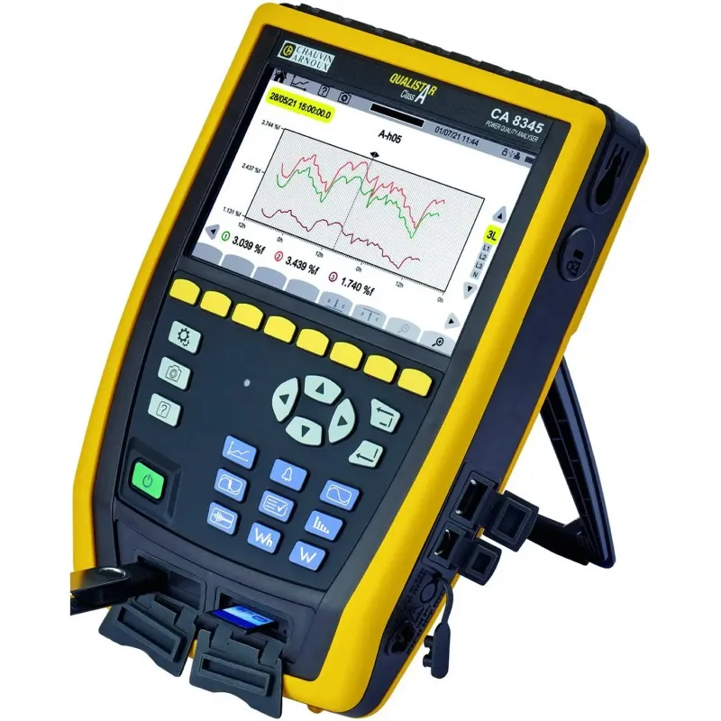 Chauvin Arnoux CA 8345 [P0116057N] 1, 3-Phase, 100A AC, 100A ACDC, 200A AC, 1000A AC, 1300A ACDC Power Quality Analyser