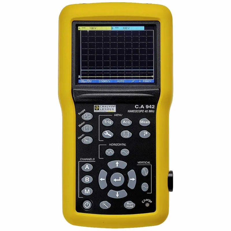 Chauvin Arnoux CA 942 [P01194200] 2-Ch, 40 MHz Portable Oscilloscope with Isolated Channel