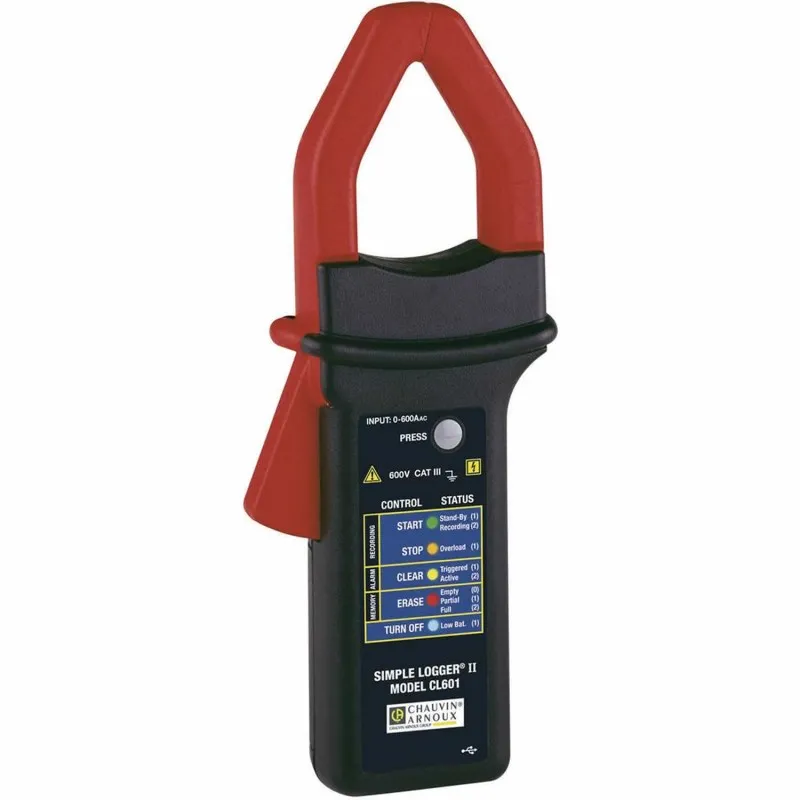 Chauvin Arnoux Simple Logger II CL601 [P01157010] Clamp-On AC Current