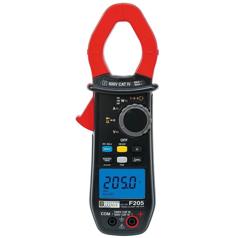 Chauvin Arnoux F205 [P01120925]  600A AC /  900A DC TRMS Clamp Meter