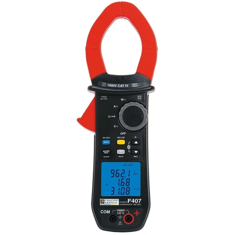 Chauvin Arnoux F407 [P01120947] 1000A AC / 1500A DC Clamp Meter Bluetooth